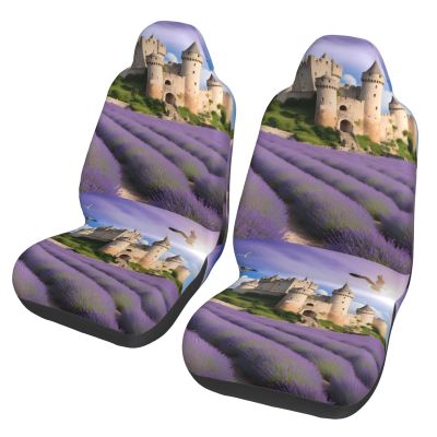 ViLlex Seat Covers Car Seat Cover Car Seat Protector Waterproof Universal Beautiful Lavender