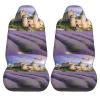 ViLlex Seat Covers Car Seat Cover Car Seat Protector Waterproof Universal Beautiful Lavender view 2