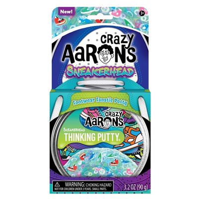 Crazy Aaron's Thinking Putty - Sneakerhead - Multi-Color Sensory Putty for Kids and Grown ups in a 4" Tin - Creative and Endless Fun, Stress Relief Therapy Toys, Never Dries Out - Made in USA