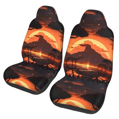 ViLlex Seat Covers Car Seat Cover Car Seat Protector Waterproof Universal Animals of The African Savannah