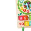 Menolana Wooden Calendar Clock,Calendar Time Learning Toy,Educational Color Perception Montessori Preschool Learning Toy for Preschool view 3