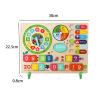 Menolana Wooden Calendar Clock,Calendar Time Learning Toy,Educational Color Perception Montessori Preschool Learning Toy for Preschool view 4