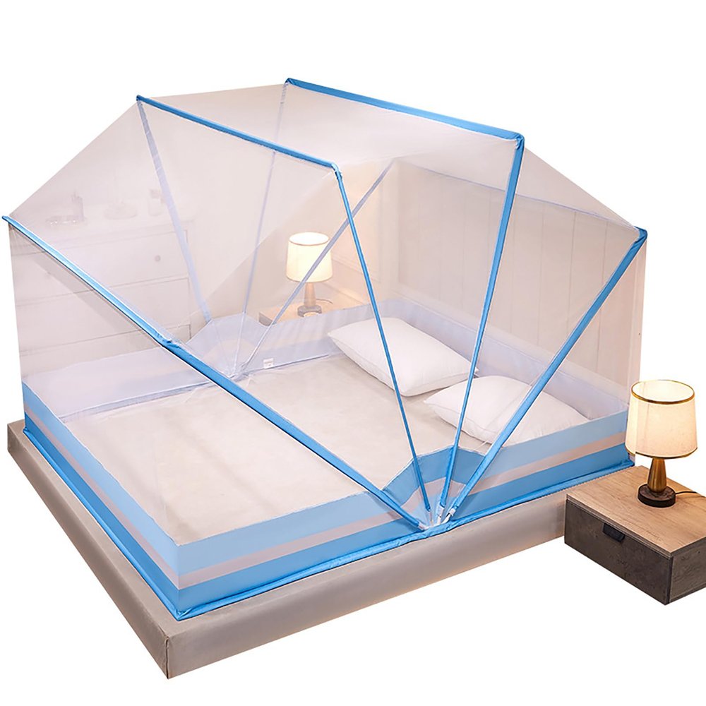 Mosquito Net for Bed, Pop-Up Wide Mosquito Net, Foldable Mosquito Net Tent with Bottom, Suitable for Bedroom Courtyard Outdoor Camping Hiking Trip/a/100X190X120Cm