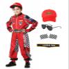 aicoaub Race Car Driver Costume Boys Racer Jumpsuit Kids Disfraz de Carro para Nio with Sunglasses for Toddler Halloween view 1