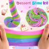 LAWOHO 2X120ml Butter Slime Kit Includes Two-Toned Butter Slime with 6 Packs Add-Ins, Slime for Kids Party Favors, Dessert Butter Slime Kit for Girls Boys Birthday Halloween Christmas Easter Gifts view 4