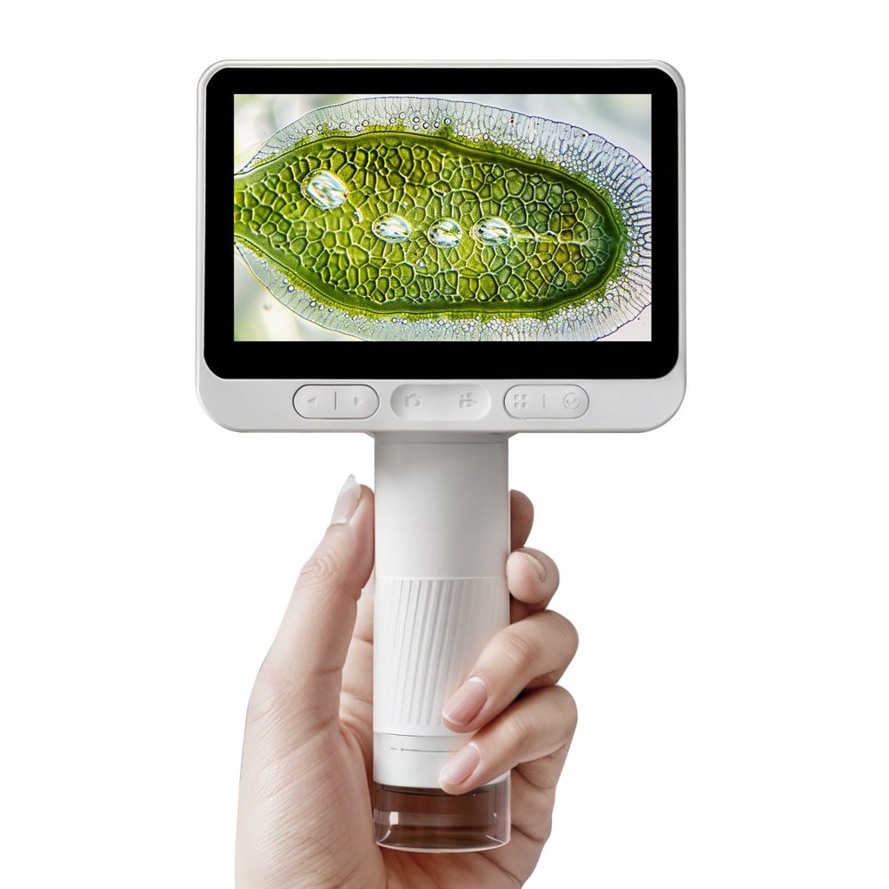 BEAVERLAB Finder 4.0" Microscope for Kids, Handheld Miniscope, 1600X Portable Kids Digital Mini Pocket Microscope for Boys Girls, Educational Science Kit Toys
