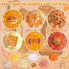 6 Packs Gradient Orange Slime Kit - Cloud Slime, Butter Slime & Clear Slime, Crunchy Slime for Kids with Various Slime Add-ins, Non Stick Slime Party Favors for Girls and Boys, 360ml Kids Slime(Bread) view 3