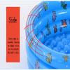 AQIANGJY Paddling Pool Thickened Round Inflatable Pool, Blow Up Pool with Soft Inflatable Floor, Backyard Pool for Summer Water Fun Kids Family Activity Inflatable Swimming Pool, 150*38CM, Pink view 2