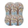 Kigai Art Tree Muslin Baby Burp Cloths, Large Absorbent Cotton Muslin Burp Cloths Set of 1, Washcloths, Face Towel, Bibs for Newborn Boys Girls, 11 x22 Inch view 2