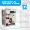 12-Pack Acrylic Shelves Wall Mount Compatible with Pop Figure Display in Box - No Drill Acrylic Floating Shelves Wall Display - for Collectible, Anime and Action Figurine Floating Shelves view 4