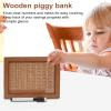 10000 Savings Challenge Box, Money Saving Box with Money Target and Numbers, Cash Vault Wooden Savings Box, Wooden Money Box, Coin Counter Piggy Bank for Adults, Wooden Coin Bank for Kids 5,000 view 4
