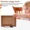10000 Savings Challenge Box, Money Saving Box with Money Target and Numbers, Cash Vault Wooden Savings Box, Wooden Money Box, Coin Counter Piggy Bank for Adults, Wooden Coin Bank for Kids 2,000 view 4