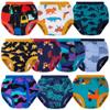 BIG ELEPHANT 10 Packs Baby Girls' and Boys' Potty Training Pants, 100% Cotton Absorbent Training Underwear for Toddler, 4T view 1