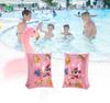4 Pieces Swim Arm Bands for Kids (Aged 4-6) Inflatable Swimming Arm Floaties Cartoon Roll Ups Armbands Pool Floats Sleeves Floater Tube Water Wings for Water Sports Learning Swim Training Aids view 2