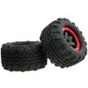 VERBANA 1:8 Rc Truck Car Beadlock Tires Wheel Diameter 160mm with 17mm Hex Kit Spare Part Fit for T-MAXX/E-MAXX 1:8 Rc Truck Car Accessories Part (Color : 4pc) view 3