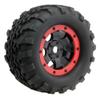 VERBANA 1:8 Rc Truck Car Beadlock Tires Wheel Diameter 160mm with 17mm Hex Kit Spare Part Fit for T-MAXX/E-MAXX 1:8 Rc Truck Car Accessories Part (Color : 4pc) view 4