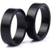Black Strong Magnet Magic PK Ring Coin Magic Tricks Props Finger Decoration Magician Ring Illusion Gimmick Accessories (21mm) view 1