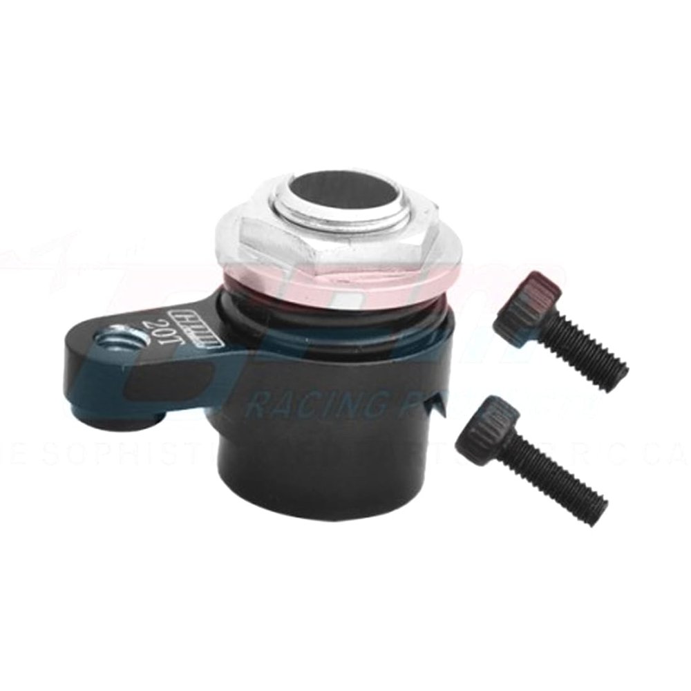 GPM 7075 Alloy 20T Servo Saver Set Horn W. Built-in Spring for ARRMA 1/18 Granite Grom Mega 380 ARA2102 Typhon Grom ARA2106 (Black) LOSI 1/12 Nascar