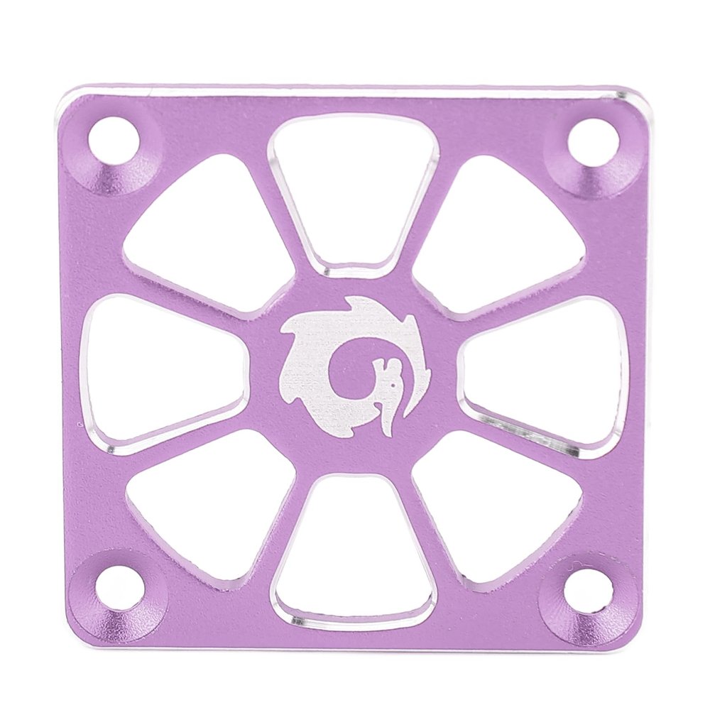 FLEXMAN RC Cooling Fan Cover, 1.57X1.57in Light Weight Aluminium Alloy Electric Motor Cooling Fan Cover for Remote Control Car or Other RC Toys and Models (Violet)