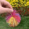 16 PCS Sensory Fidget Stringy Balls, Multicolor Soft Rubber Bouncy Stress Balls, Pull Stretch Elastic Ball Toy Rainbow Fidget Party Favors view 4