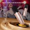 Mini Karaoke Machine for Kids, 2026 TOP Toys Birthday Valentine's Day Gifts Ideas for Girls Ages 4, 5, 6, 7, 8, 9, 10, 12+ Years Old, Portable MP3 Player with 2 Wireless Mics for Family Home Party view 4