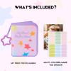 Baby's My First Photo Album for Baby Holds 21 4x6 Photos, Baby Photo Album Soft Cloth Family Book, My First Album for 4x6 Baby Shower Kids Toddlers Family Pictures, Toddler Photo Album (Purple) view 2