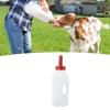 2L Calf Nursing Bottle, Calf Cow Feeding Milk Bottle Cups, Calf Milk Feeder Nursing Feeding Bottle with Hand Grip Handle, Calf Feeding Bottle for Farm Equipment (Horizontal Milk Pot) view 4