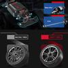 Hylukon RC Drift Cars, 1:16 Scale 40KM/H 4WD RC Car LED Lights 4 Replaceable Racing Tires 2.4GHz High Speed Remote Control Car Toys for Adults Teens Gift 2 Batterys,Black view 4