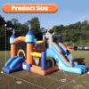 16x12FT Commercial Grade Bounce House Castle Inflatable, (Heavy Duty PVC), (1100w Blower)- 2 Slide, Ball Pit, Basketball Hoop, Obstacle - Bouncy House for Big Kid 5-12, Outdoor Party Toy Pool Backyard view 2