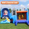 16x12FT Commercial Grade Bounce House Castle Inflatable, (Heavy Duty PVC), (1100w Blower)- 2 Slide, Ball Pit, Basketball Hoop, Obstacle - Bouncy House for Big Kid 5-12, Outdoor Party Toy Pool Backyard view 4