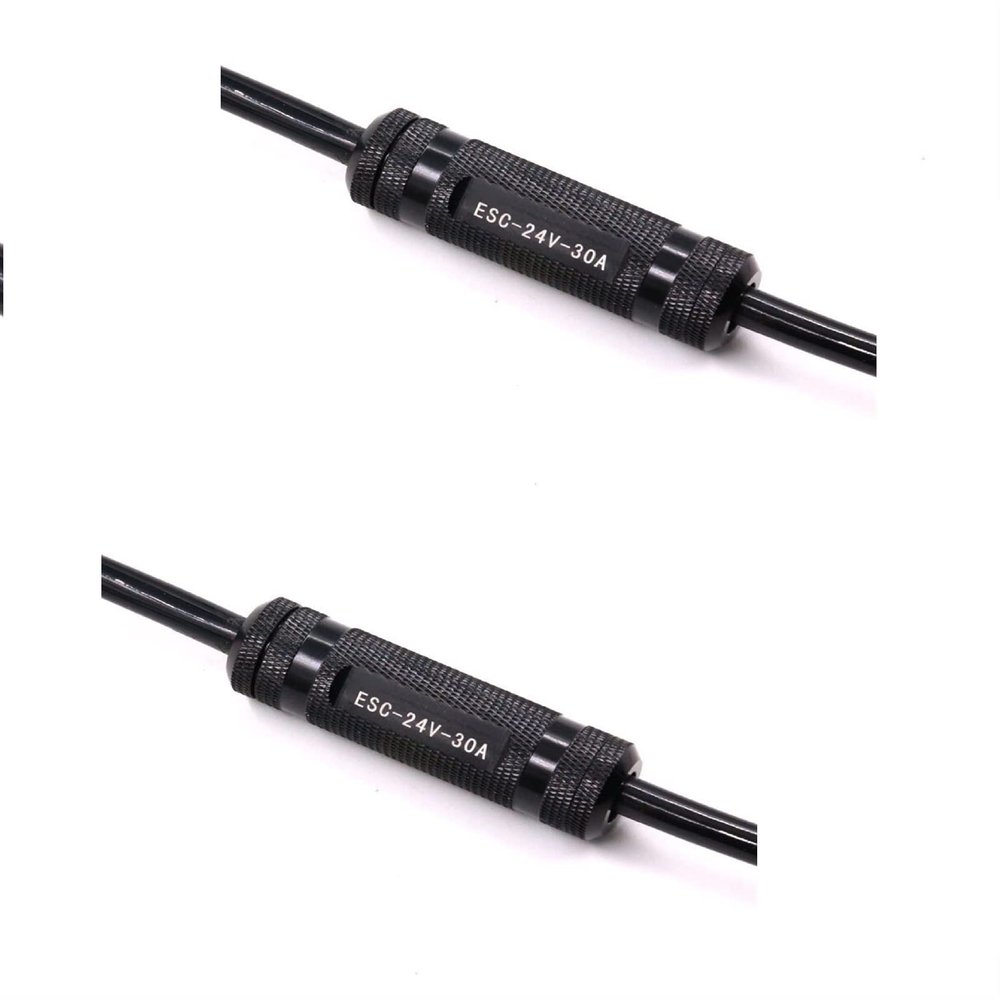 2-Way 30A IPX8 Waterproof ESC 2-6s 24V 5V/3A BEC Depth of 100M All Aluminum Alloy for Underwater Thruster RC Boat (Size : 2 Pieces)