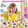 140 Pcs Animal Erasers for Kids with Musical Learning Toys for Toddlers 1-3 view 3