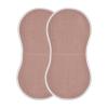 MCHIVER Rose Gold Burp Cloths for Baby Boy Girl Cotton Burp Rags Absorbent Muslin Towels for Unisex Newborn Baby 1PCS view 2