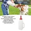 2L Calf Nursing Bottle, Calf Cow Feeding Milk Bottle Cups, Calf Milk Feeder Nursing Feeding Bottle with Hand Grip Handle, Calf Feeding Bottle for Farm Equipment (Upright Milk Pot) view 2