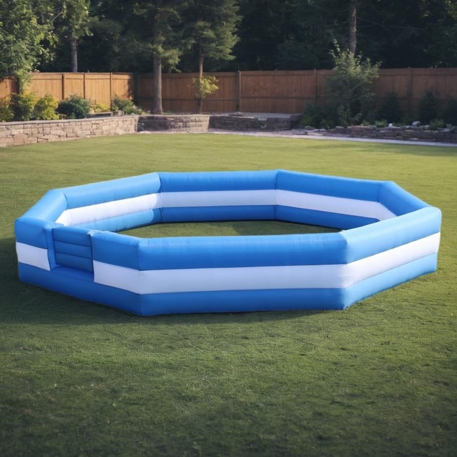 20FT Gaga Ball Pit with Air Blower,Portable Gaga Ball Court and Easy to Set Up - Inflatable Sport Game for Outdoor and Indoor School Family Activities.