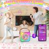 Toys for Girls Karaoke Machine for Kids, Mini Karaoke Machine Kids Toys 3 4 5 6 7 8 9 10 12+, Girl Toys Age 4-5, Princess Toys Birthday Gifts for Girls Boys Party (Pink 2 Mics) view 3