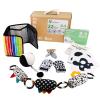 vocheer High Contrast Baby Toys for Newborn, 6 in 1 Black and White Sensory Baby Gift Set for 0-3 Months, 21pcs Montessori Early Educational Learning Kit view 1