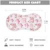J JOYSAY Pink Christmas Cookies Gingerbread Baby Burp Cloths for Boys Girls Large 22''x11'' Cotton Burp Rags Extra Absorbent Soft 4 Layer Burp Cloths Pack for Boy Spit Up 1 Pack view 2