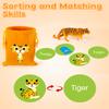 Alphabet Learning Toys for Toddlers, Word Work Small Group Set with 104 Phonics Flash Cards and 26 Animal Figurines, Fun Education Classroom Supplies Alphabet Sounds Teaching Games for Kids view 2