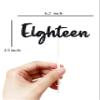 18 Cake Toppers, eighteen Birthday Cake Toppers, Funny 18th Cake Topper for Men,18 Cake Topper For Women, 18th birthday decorations,18th Birthday Cake Topper view 2