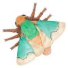 FRANKIEZHOU Simulation Green Moth Stuffed Animal - Green 9.8 Inch,Moth Plush Toy, Soft Moth Stuffed Toy for Kids,Home Decor, Cuddle Toy view 1