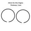 FLMLF Piston Ring 43mm for 45cc Zenoah CY Rovan Engine for 1/5 HPI ROFUN KM Baja Losi 5ive T FG MCD GoPed RedCat Rc Car Parts view 2
