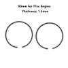 FLMLF Piston Ring 50mm for 71cc Zenoah CY Rovan Engine for 1/5 HPI ROFUN KM Baja Losi 5ive T FG MCD GoPed RedCat Rc Car Parts view 2
