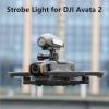 Drone Searchlight Strobe Light for DJI Avata 2 Night Navigation Flight Light Lamp Headlight Mount with Top Carry Extension Bracket Adapter Clamp Holder for Avata 2 Drone Anti-Collision Accessories view 2