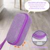 YouKnow Travel Case Compatible with Fingerlings Monkey New Interactive Baby Electronic Pets - Talking Toys for Ages 5-7 Girls (Purple) view 3