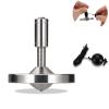 RullPulu Premium Spinning Top with String, 304 Stainless Steel Anty-Gravit Gyroscope, Perfect Balance, Spin Long Time More Than 15 Minutes,Stress Relief Kill Time Toys (S/Silver) view 1