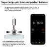 RullPulu Premium Spinning Top with String, 304 Stainless Steel Anty-Gravit Gyroscope, Perfect Balance, Spin Long Time More Than 15 Minutes,Stress Relief Kill Time Toys (S/Silver) view 4
