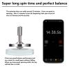 RullPulu Premium Spinning Top with String, 304 Stainless Steel Anty-Gravit Gyroscope, Perfect Balance, Spin Long Time More Than 15 Minutes,Stress Relief Kill Time Toys (M/Silver) view 4