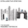 Tabletop Terrain Gothic Sector - Grimdark Sci-Fi Ruins - Modular Sci-Fi Terrain for Tabletop Wargaming Competitive Ruins 28mm 32mm view 3
