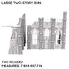 Tabletop Terrain Gothic Sector - Grimdark Sci-Fi Ruins - Modular Sci-Fi Terrain for Tabletop Wargaming Competitive Ruins 28mm 32mm view 4